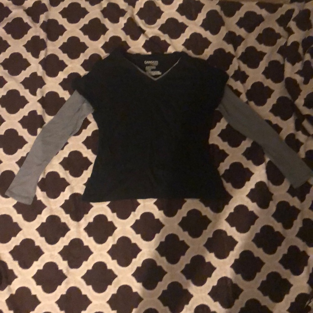 Black and gray long sleeve
